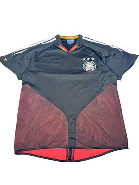 Maxima German Jersey Black/Red T-Shirt Size S